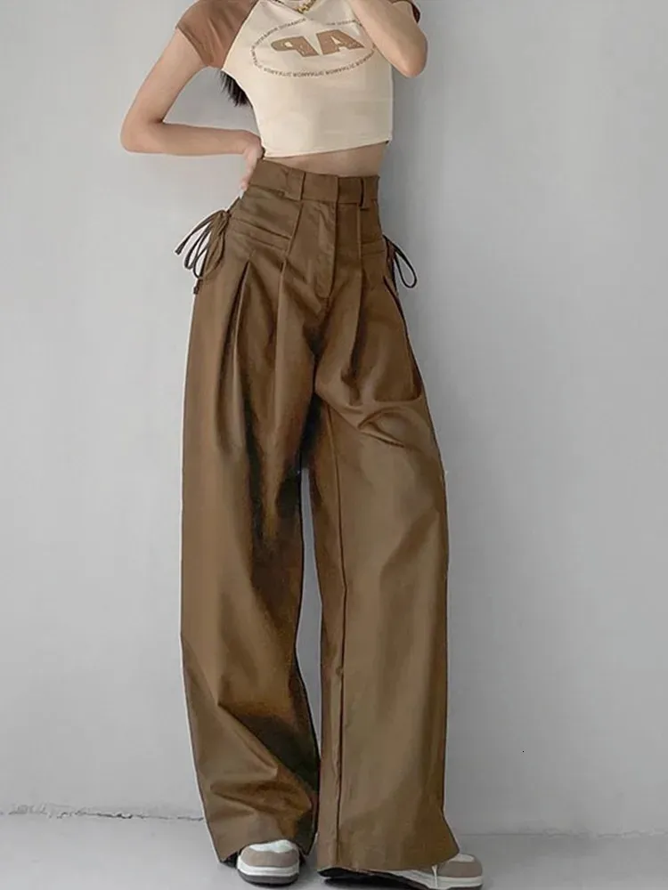baggy dress pants women Women's and they also have chain inserts that will not leave you indifferent Women's Wide Leg & Palazzo