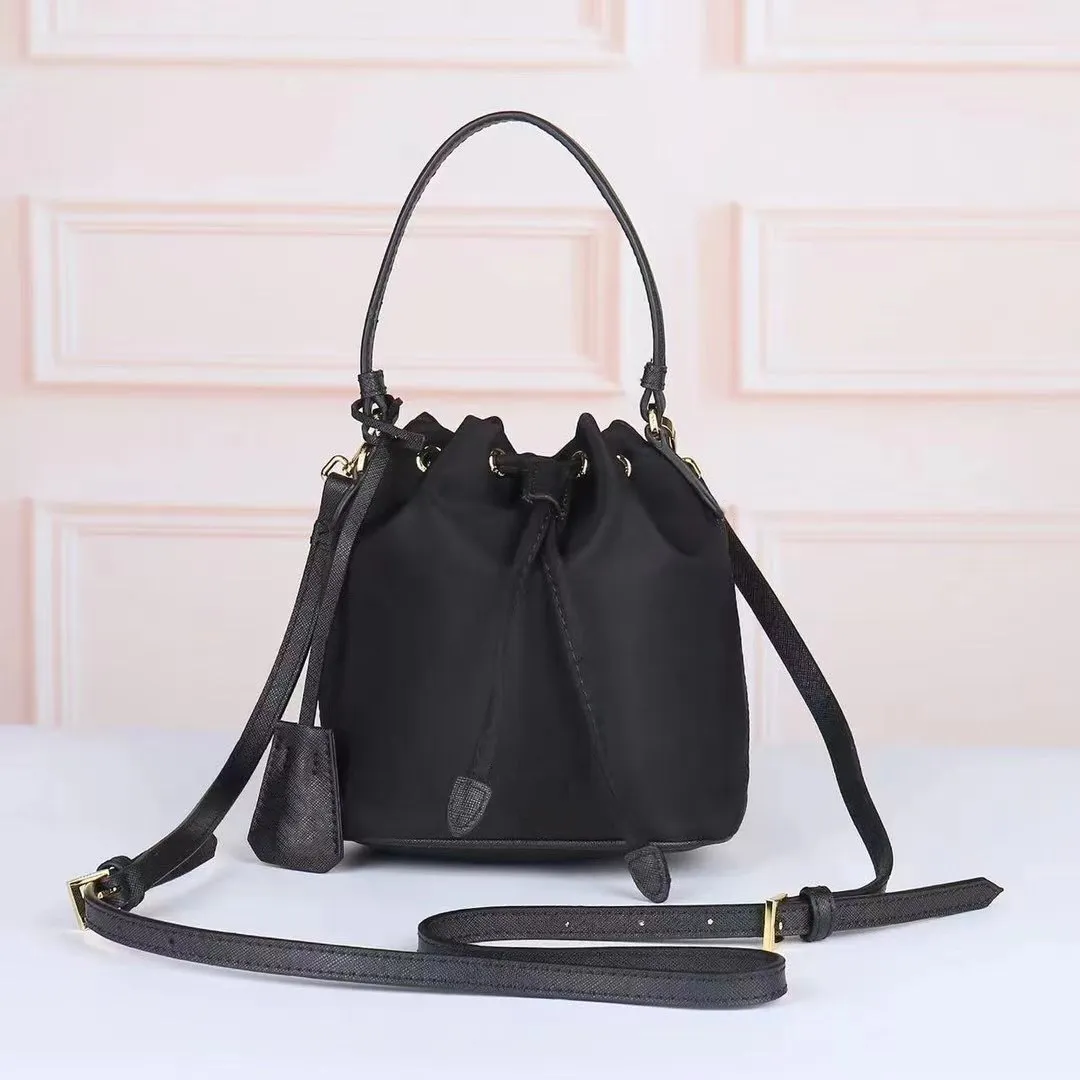 Designer Bucket Bags Drawstring Luxury Shoulder Bag Women Canvas Summer Beach Bag Fashion Nylon Tote Weaved Handbag Leather Straps Crossbody Lady Purse PRPU From 55 73 DHgate