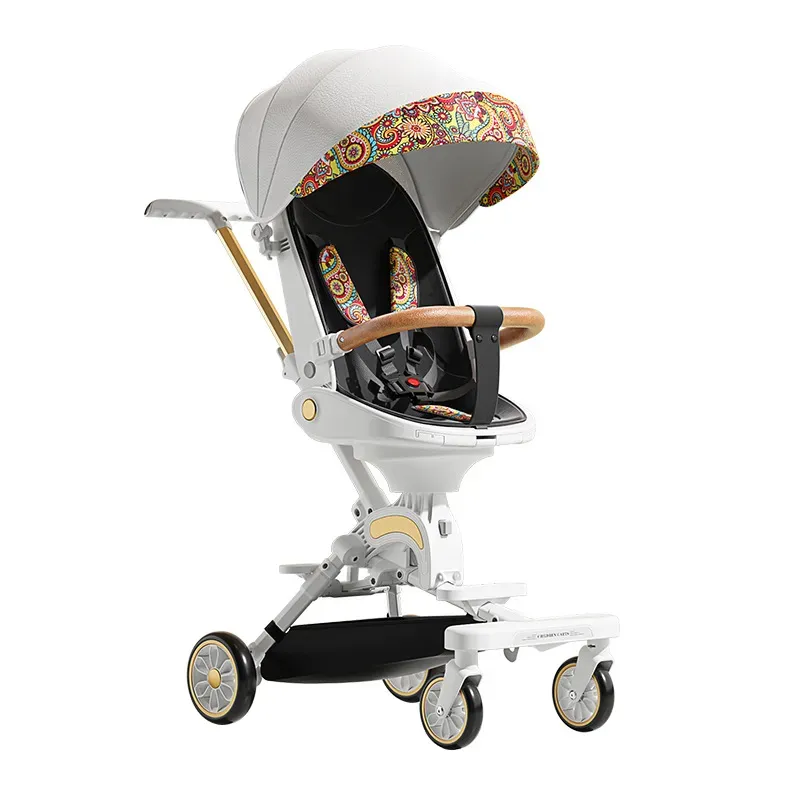 uppababy vista grey melange V2 + Aria Travel System Color:Flo Yellow Sidekick Gunn and Moore Purist smooth maneuverability