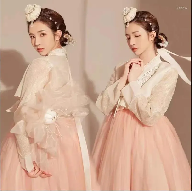 Hanbok Dress Korean Yarn Princess Court Ancient Style Women Stage  Performance Costume Polyester Full Sleeve from Dhgate Ethnic Clothing -  price 111.56