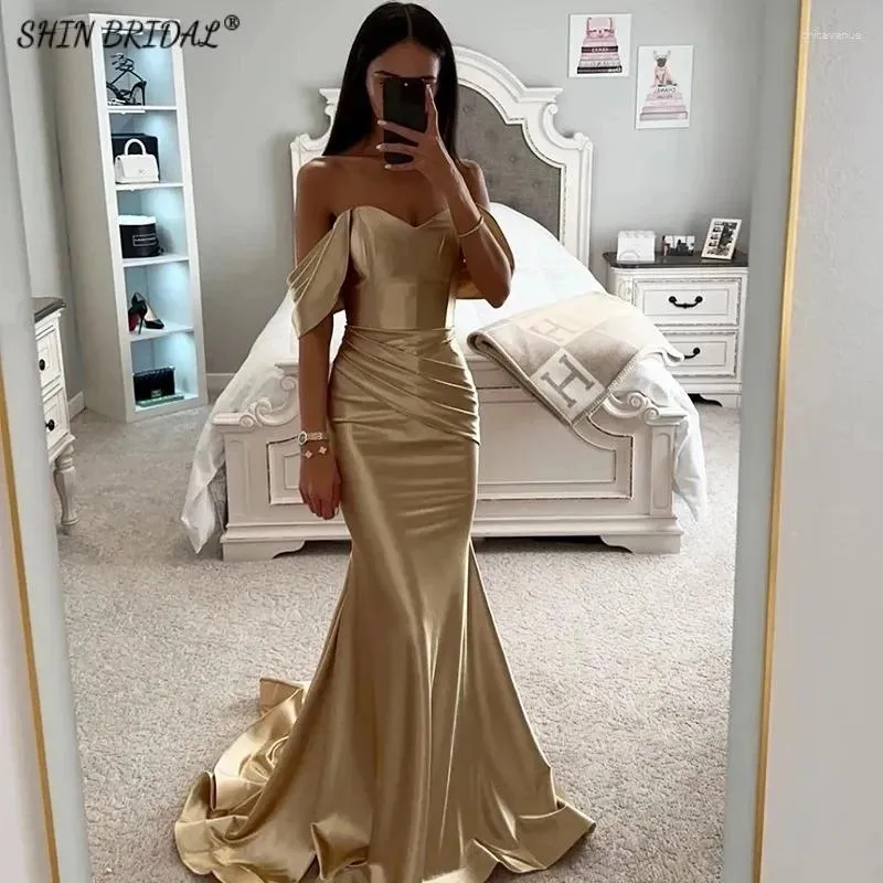 DHgate.com:SHIN BRIDAL Satin Off-Shoulder Mermaid Evening DHgate.com:SHIN BRIDAL Satin Off-Shoulder Mermaid Evening