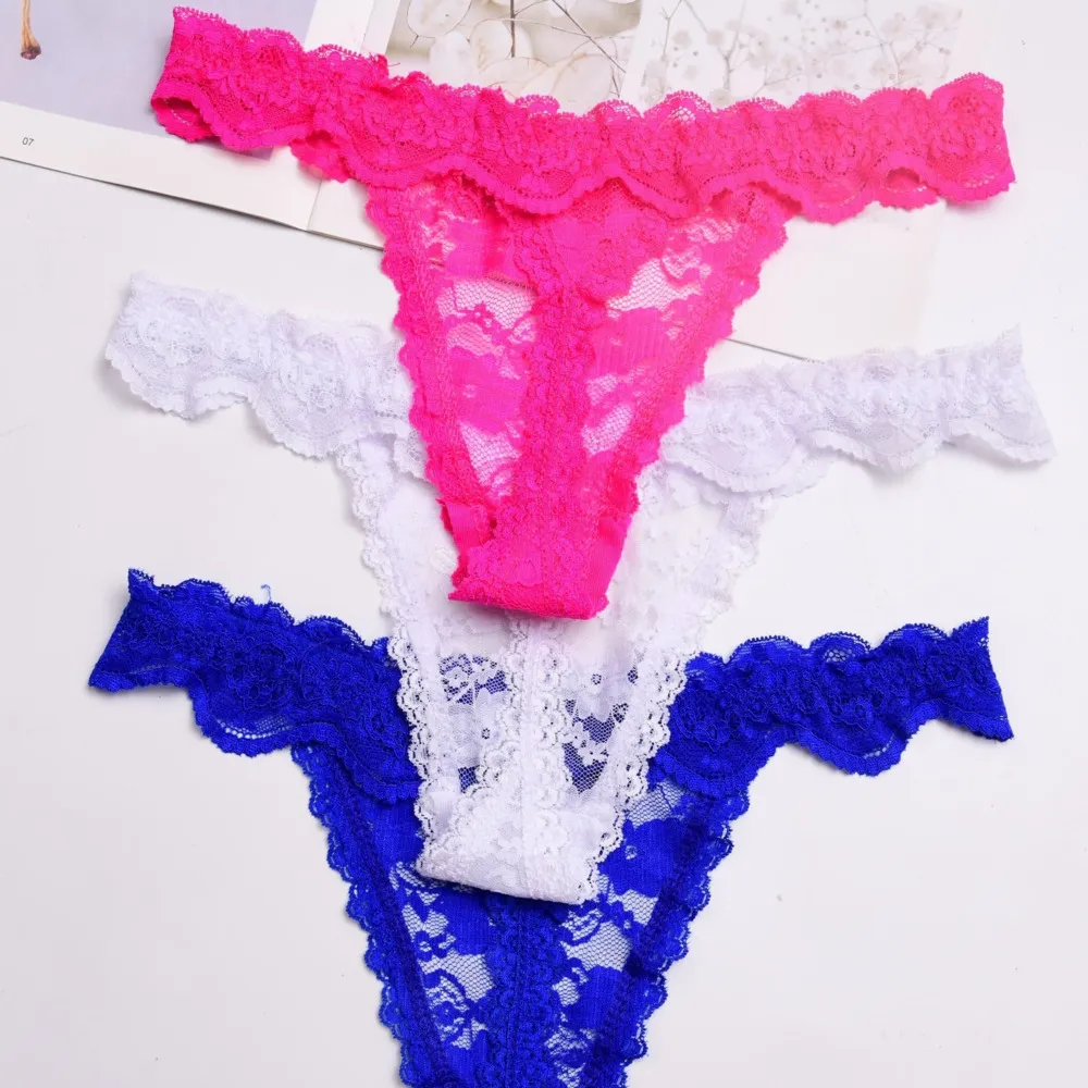 Sexy Lace G-String Thongs: Colorful & Fashionable Lingerie for Women ...