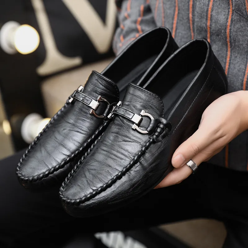 Summer 2024 Trendy Slip-On mens loafers for Men - Versatile Casual Driving  Shoes with Trendier Beanie Design