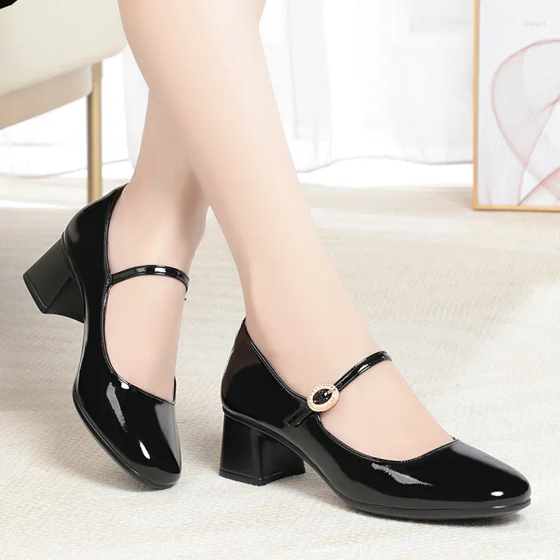 「MUVEIL×Offen」round-MARYJANE 37 Amazon.com | Alsoloveu Women Bow Mary Janes Chunky Platform