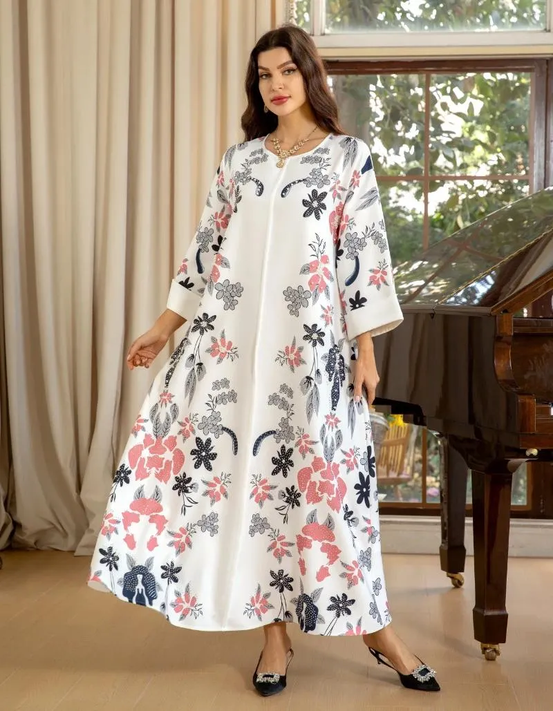 Womens Morocco Kaftan Maxi Dress Abaya with Beading Polyester Fabric Slight  Stretch Broadcloth from Dhgate Ethnic Clothing - price 51.54