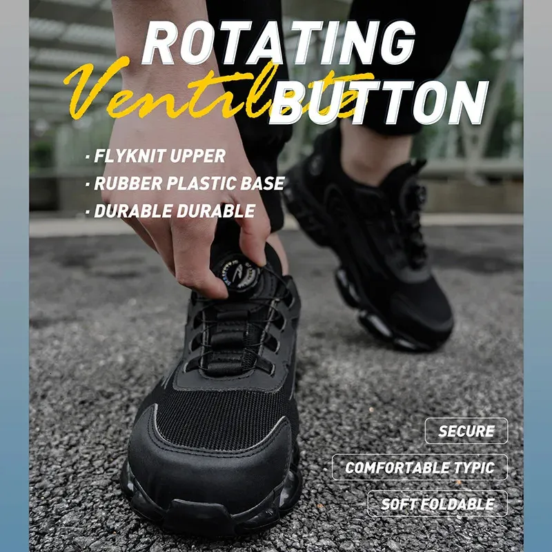 Chaussures De Sécurité Homme – Baskets à Bout Acier, Anti-perforation, Confortables