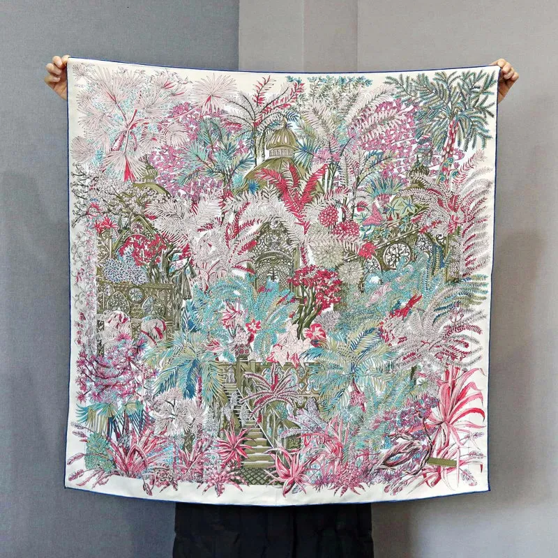 DHgate.com:90CM Natural Mulberry Silk Square Scarves, Elegant Spring ...