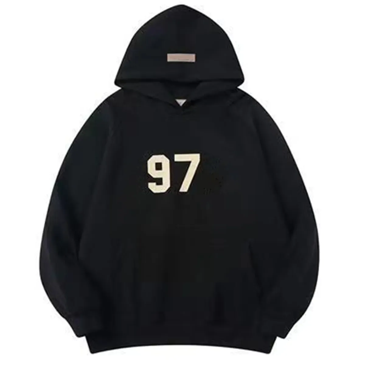 Prince Men's Symbol Hooded Sweatshirt – Black Cotton Blend Hoodie, Front Pockets, Machine Washable, Licensed Music Merch - View #7