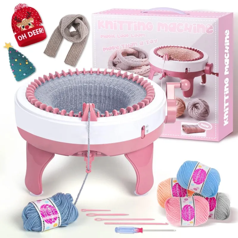 Craft Michine Rotation 40 Needle Knitting Loom Machine Rotating Double... From Dh1100285003 ...