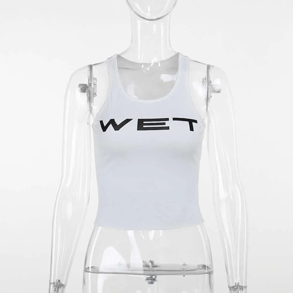 WETプリントタンクトップ ホワイト