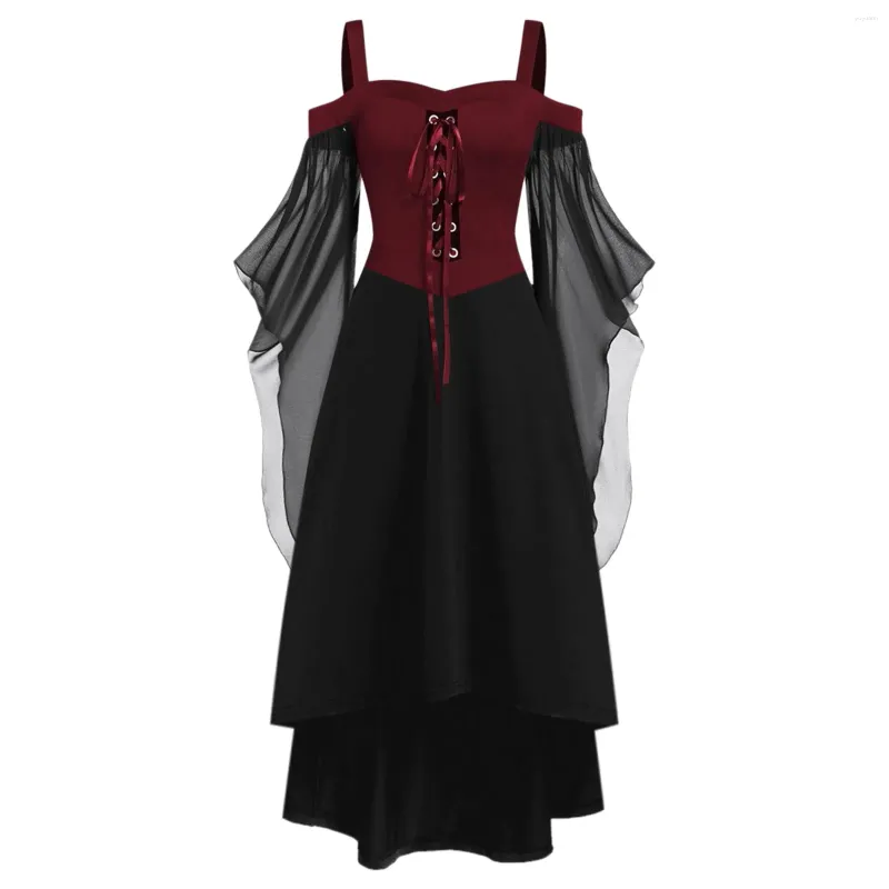  Vintage Halloween Costume Witch Vampire Gothic Dress