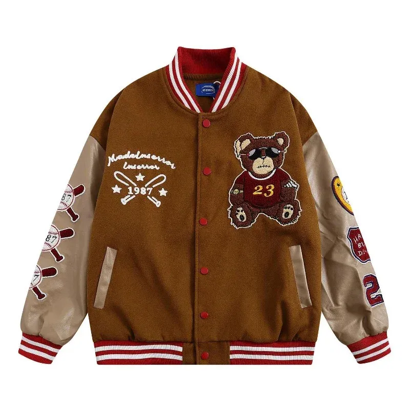 Harajuku Vintage Blackaid Motorcycle Varsity puffer jacket Harajuku Vintage Blackaid Motorcycle Varsity puffer jacket