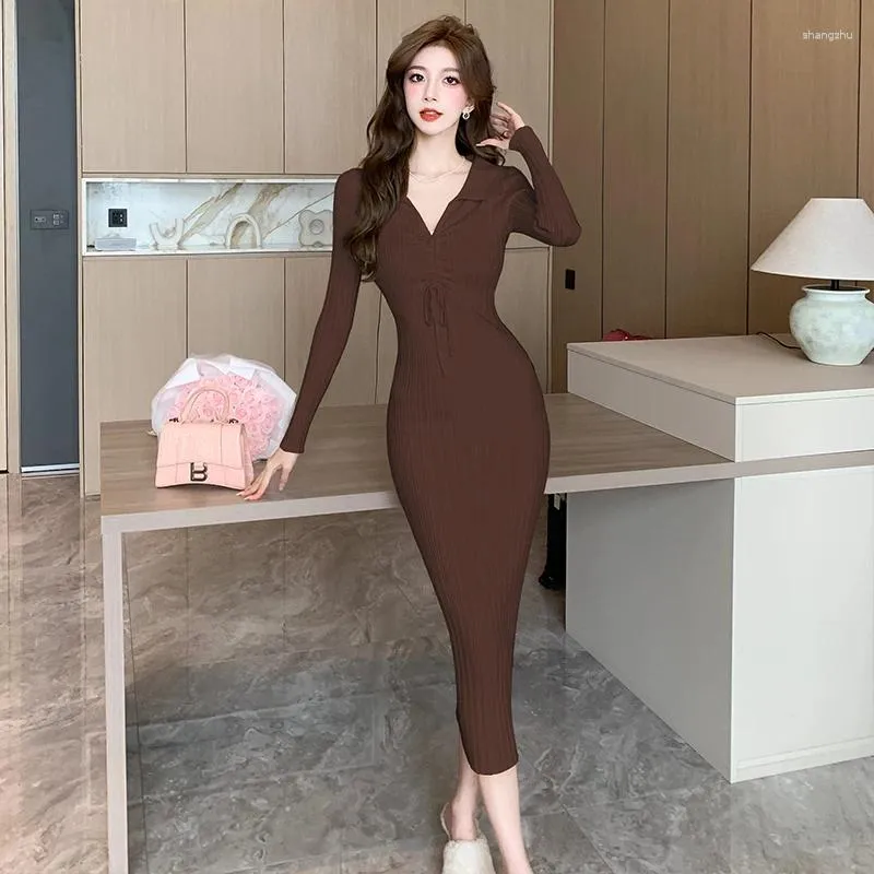 empire waist cotton knit dress Empire Waist Metallic Knit Dress with Surplice Neckline, Flutter Sleeves, Embellishment Detail at Hip and Cascade Skirt main image 1