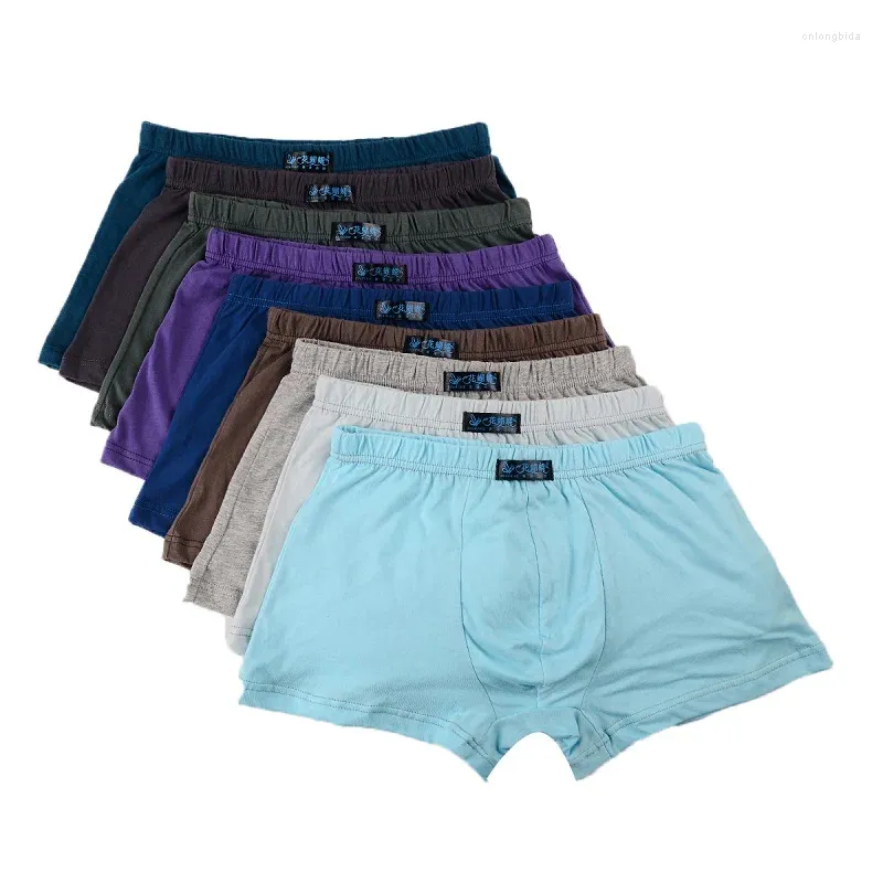 Boxer Long Homme En Coton Respirant – Confort Doux, Sans étiquette, Parfait Pour Le Quotidien, Le Sport Et La Maison - 12