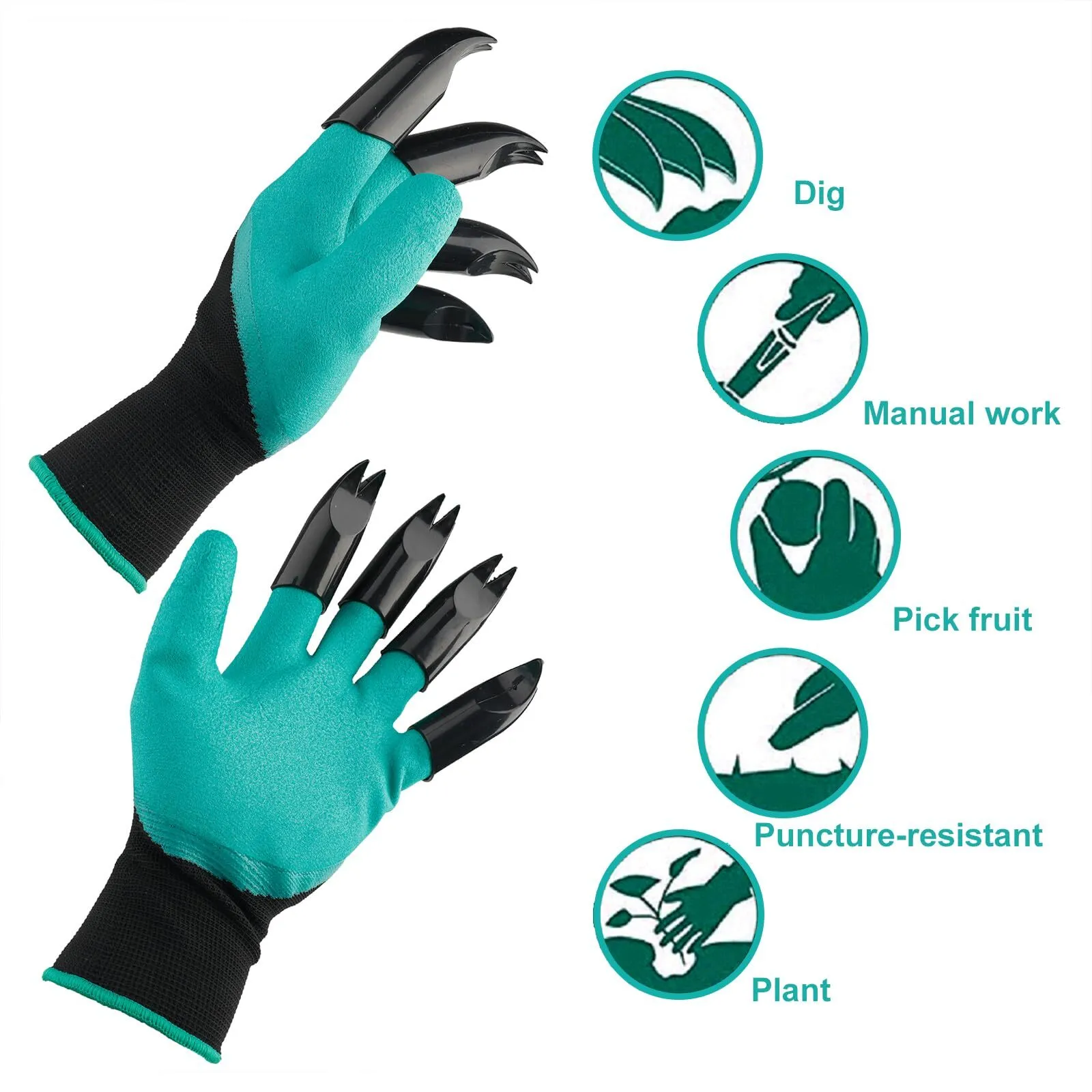 Nizivdy Black Garden Gloves With Claws Durable... From Sportop_company,  $4.26 | DHgate.Com