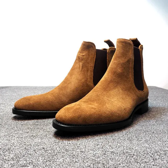 Cizme casual de calitate pentru bărbați, la modă, stil vintage, cu rochie clasică de cowboy, 240703_voghion.com