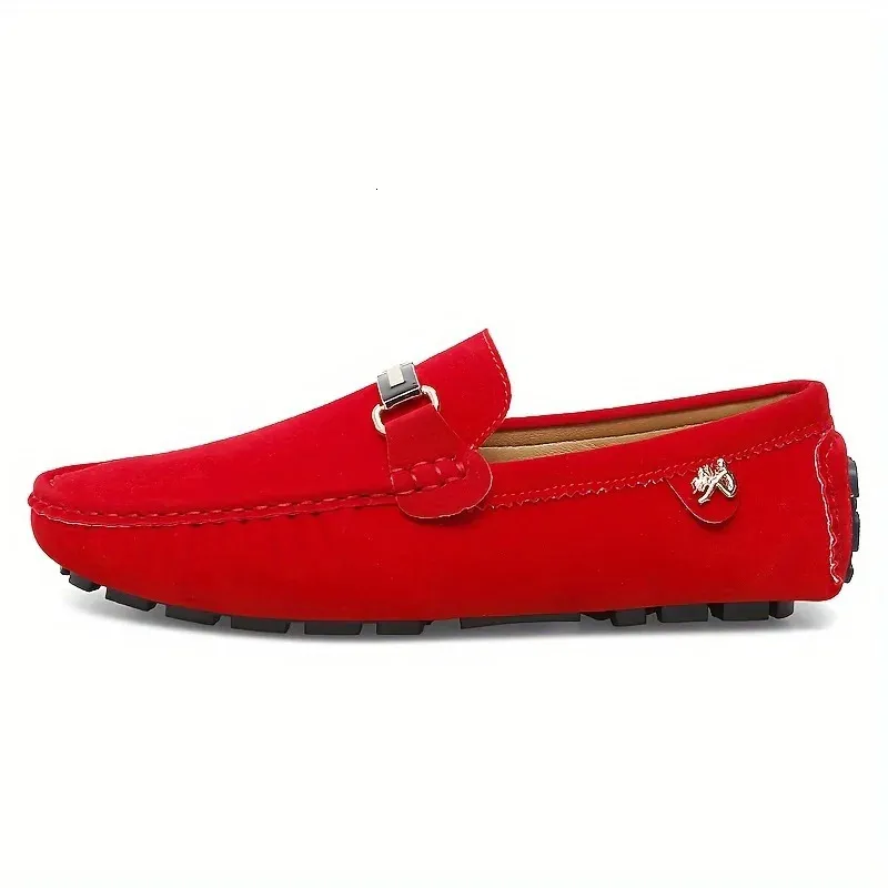 NEW AMALI men\'s adonis loafer in red Red Driving Loafers | Amali Adonis | Just Men main image 4