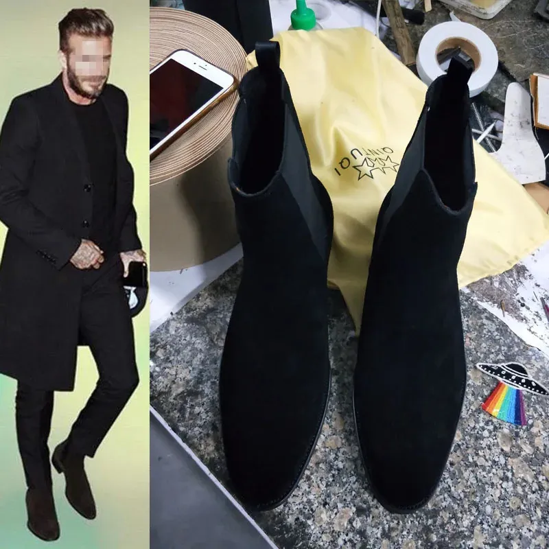 Cizme casual de calitate pentru bărbați, la modă, stil vintage, cu rochie clasică de cowboy, 240703_voghion.com
