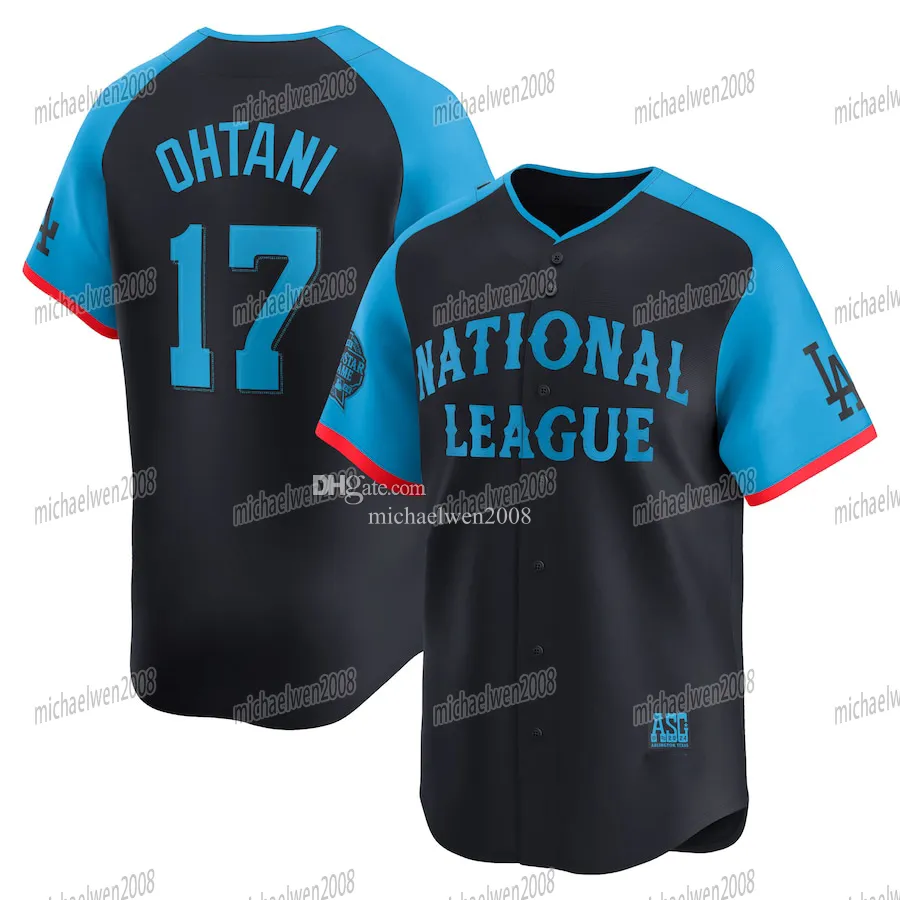 Official 2024 National League All Star Jersey Featuring Harper Arraez Betts Ohtani Tatis Jr. Contreras Bohm Skenes De La Cruz Freeman From Highend6shoes 13.48 DHgate.Com