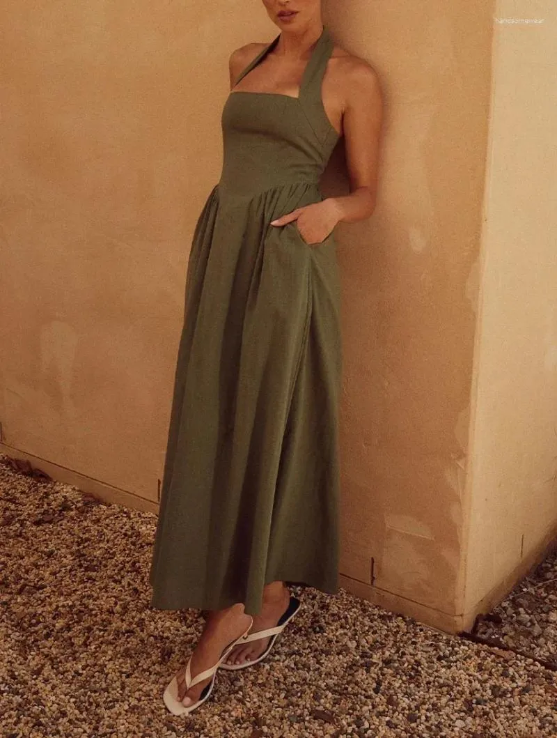 green emerald velvet dress Forest Green Wrap Front Empire Waist Maxi Dress Small - Pinkblush main image 0