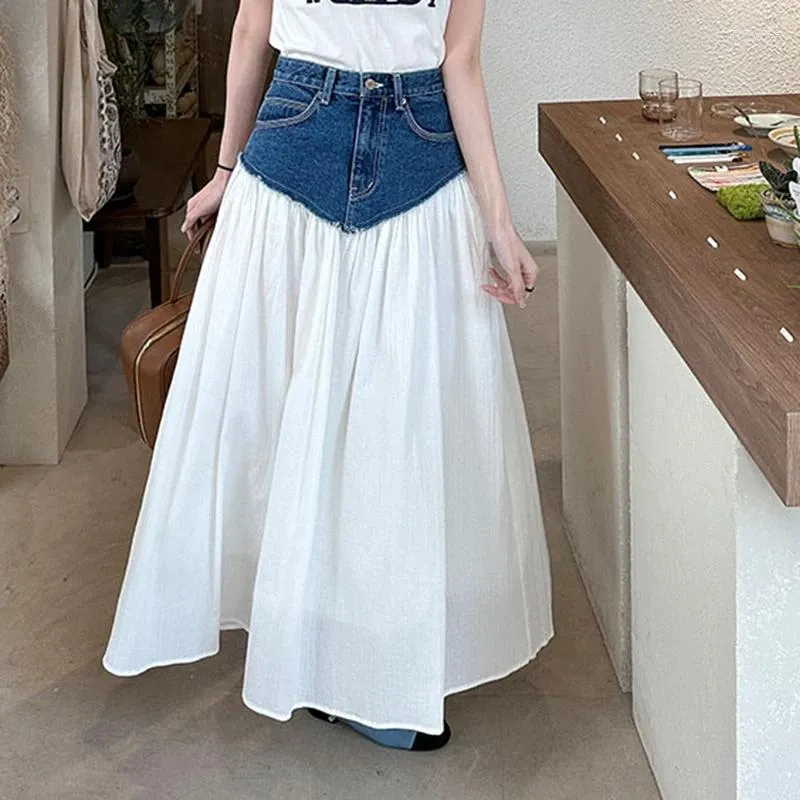 Spring Fashion Midi Denim Skirt Target Allegra K Women's Denim