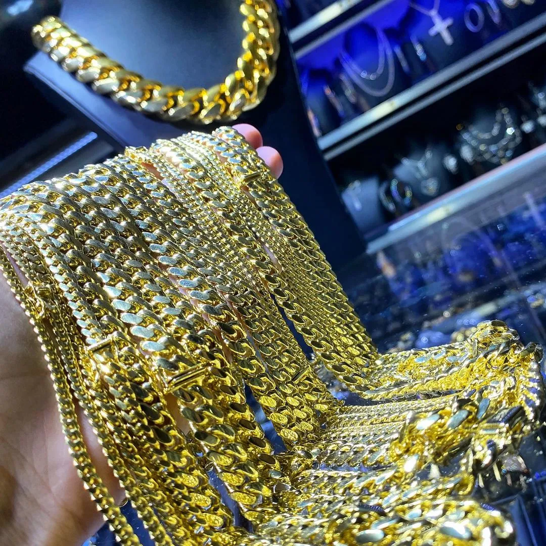 Cuban link ketting met moissanite voor dames en heren_voghion.com