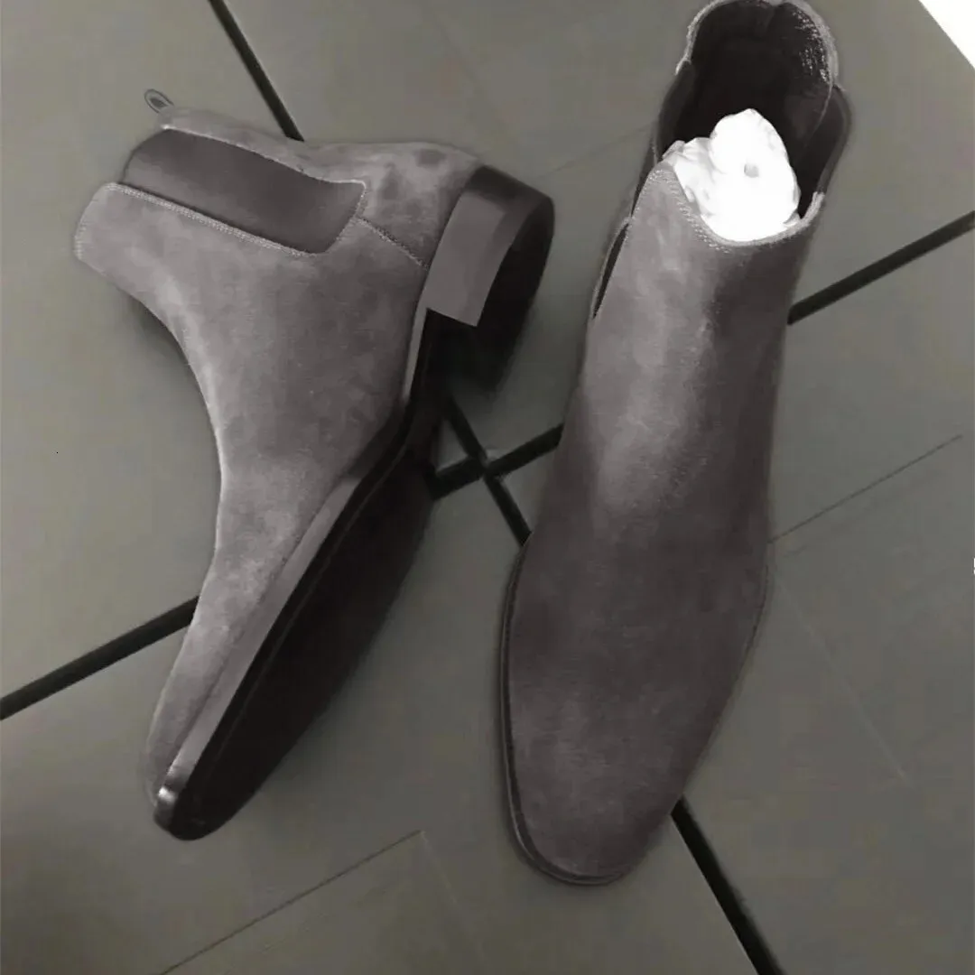 Cizme casual de calitate pentru bărbați, la modă, stil vintage, cu rochie clasică de cowboy, 240703_voghion.com