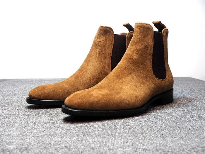 Cizme casual de calitate pentru bărbați, la modă, stil vintage, cu rochie clasică de cowboy, 240703_voghion.com
