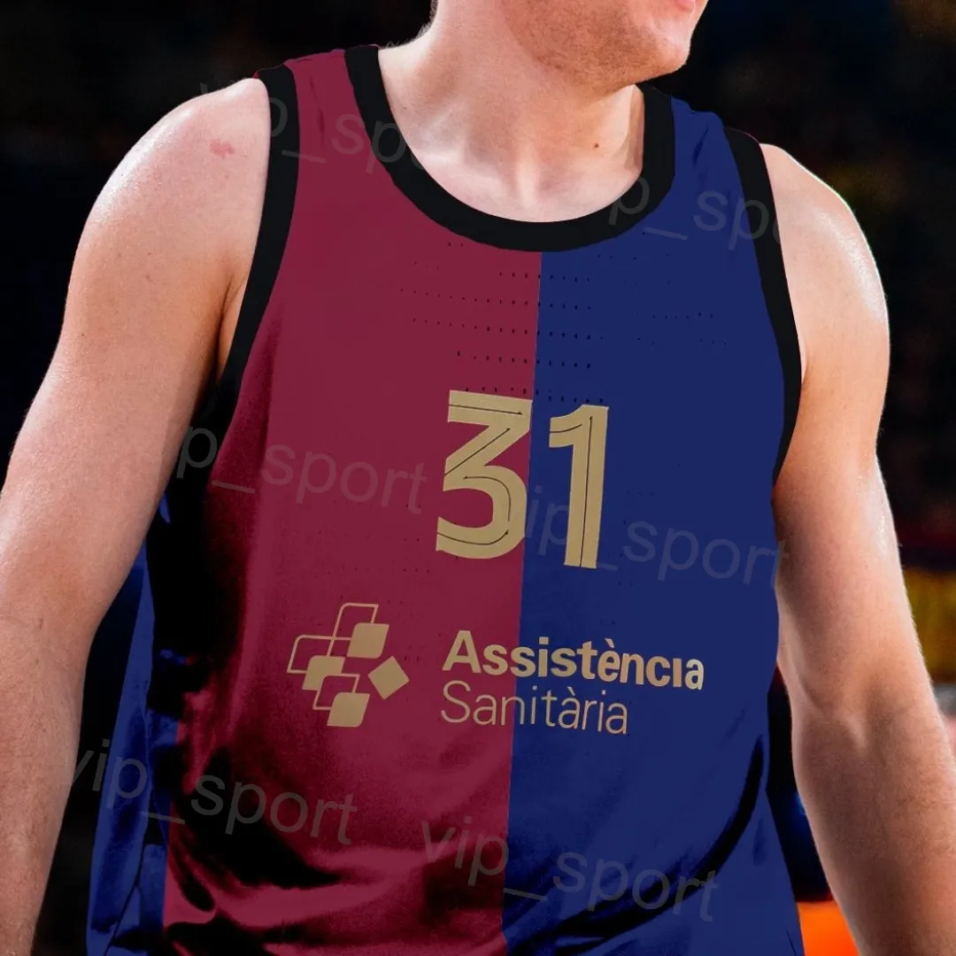 2024 25 Euroleague Basketball Tank Tops Featuring Lassa Baloncesto Nikola Kalinic Oscar Da Silva Dario Brizuela Joel Parra Jabari Parker And Tomas Satoransky From Vip sport 12.76 DHgate.Com