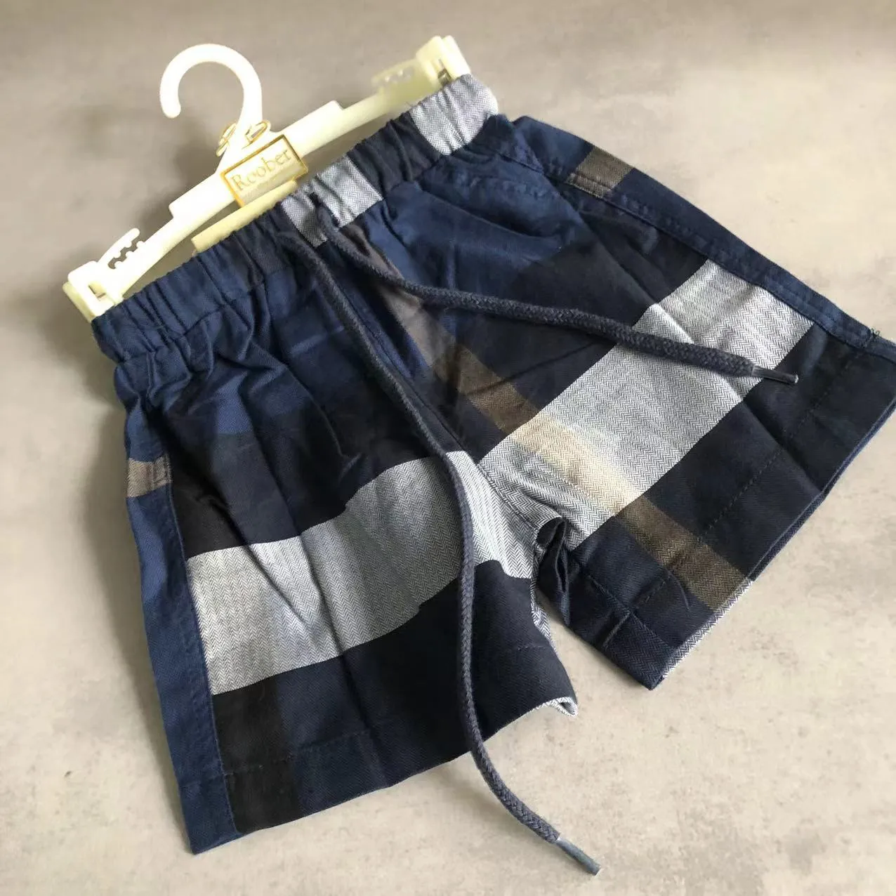 Save Big on Bulk Children's Trousers Kids' Summer Cotton Plaid Shorts:  Casual Trousers For Boys And Girls, Children's Everyday Wear Best Deals  on