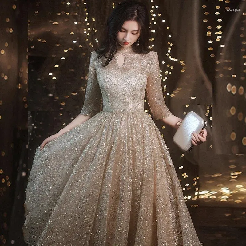 DHgate.com:Shimmering Champagne Glitter Pearl A-line Party DHgate.com:Shimmering Champagne Glitter Pearl A-line Party