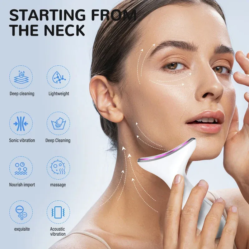 Acoustic Wave Vibration Face Massager for Neck Lifting & Tightening from  Dhgate Face Care Devices - price 62.3
