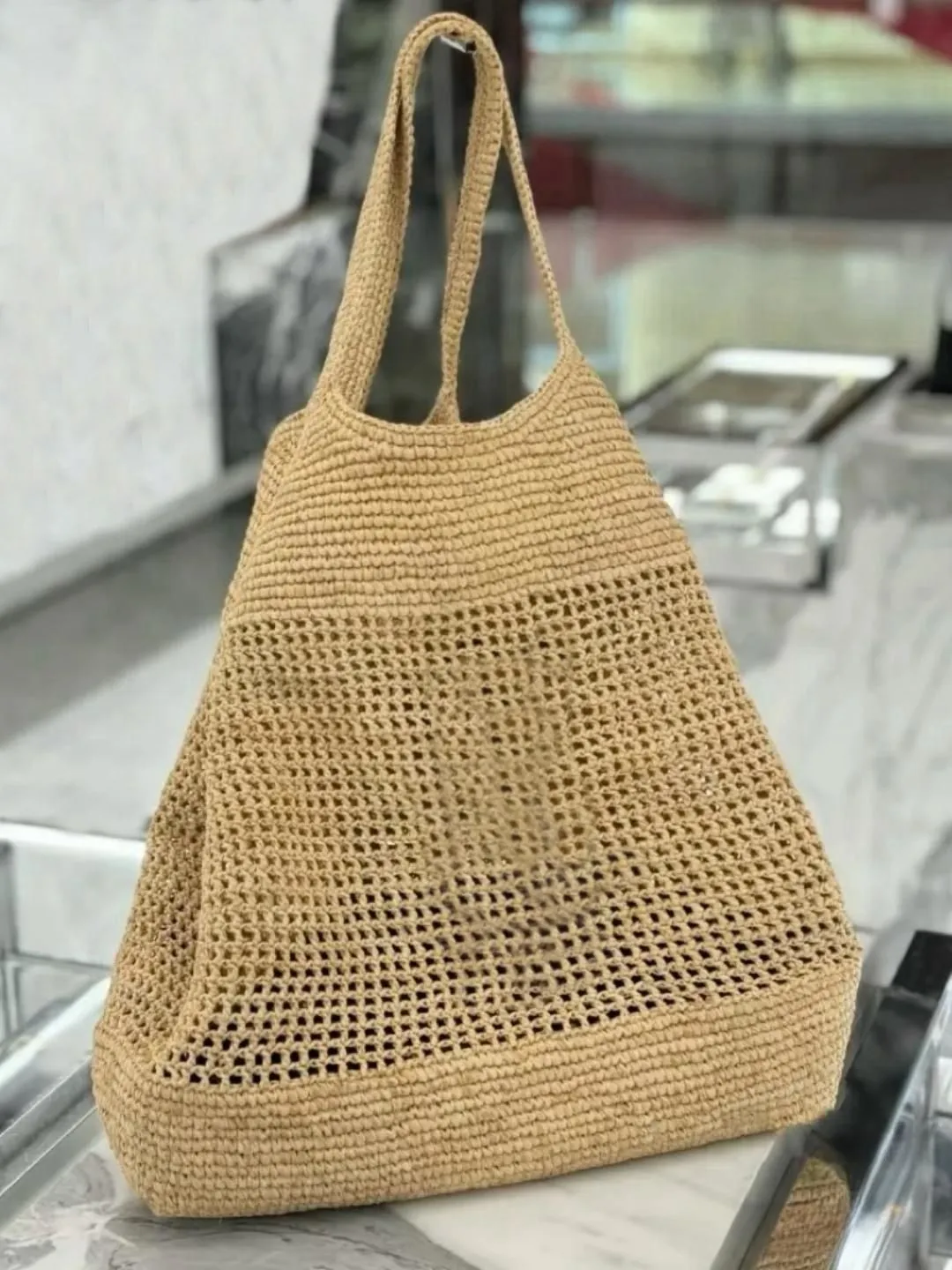 Oversized straw bag best sale
