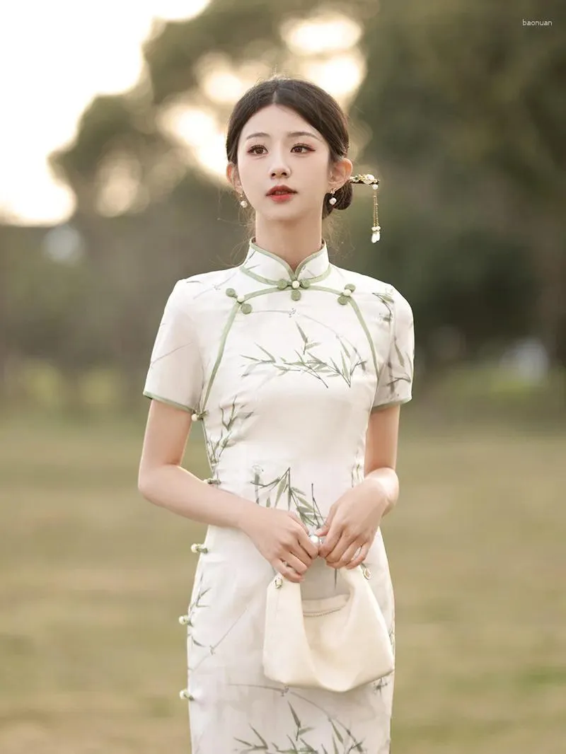 Womens Chinese Traditional Mandarin Collar Qipao Dress Floral Print Satin Short Sleeve Cheongsam for Summer from Dhgate Ethnic Clothing - price 69.28 Womens Chinese Traditional Mandarin Collar Qipao Dress Floral Print Satin Short Sleeve Cheongsam for Summer from Dhgate Ethnic Clothing - price 69.28