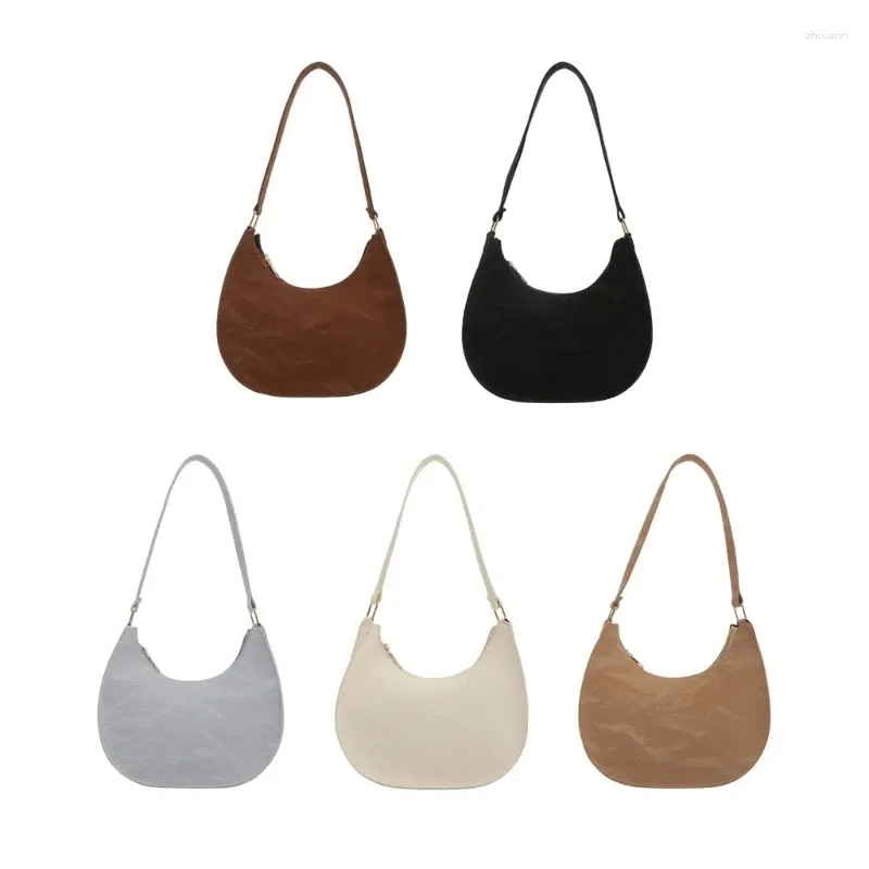 バッグ Vintage leather half moon hand bag Amazon.com: Half Moon Crossbody Bags for Women Crescent
