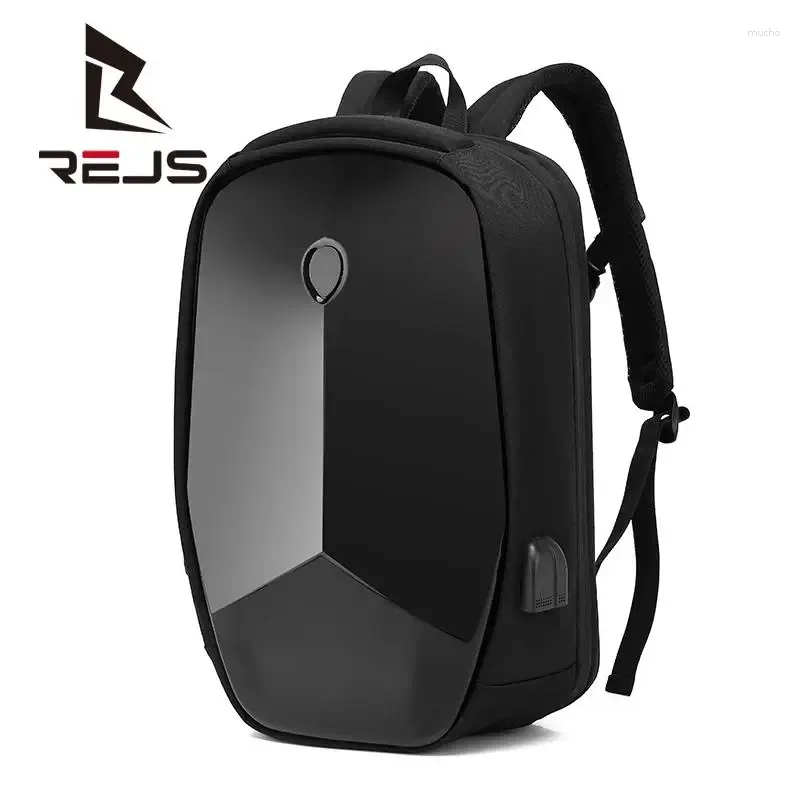 DHgate Alienware 17 Laptop Backpack with USB Charging Waterproof Business Travel Schoolbag for Men Bags Luggage Accessories