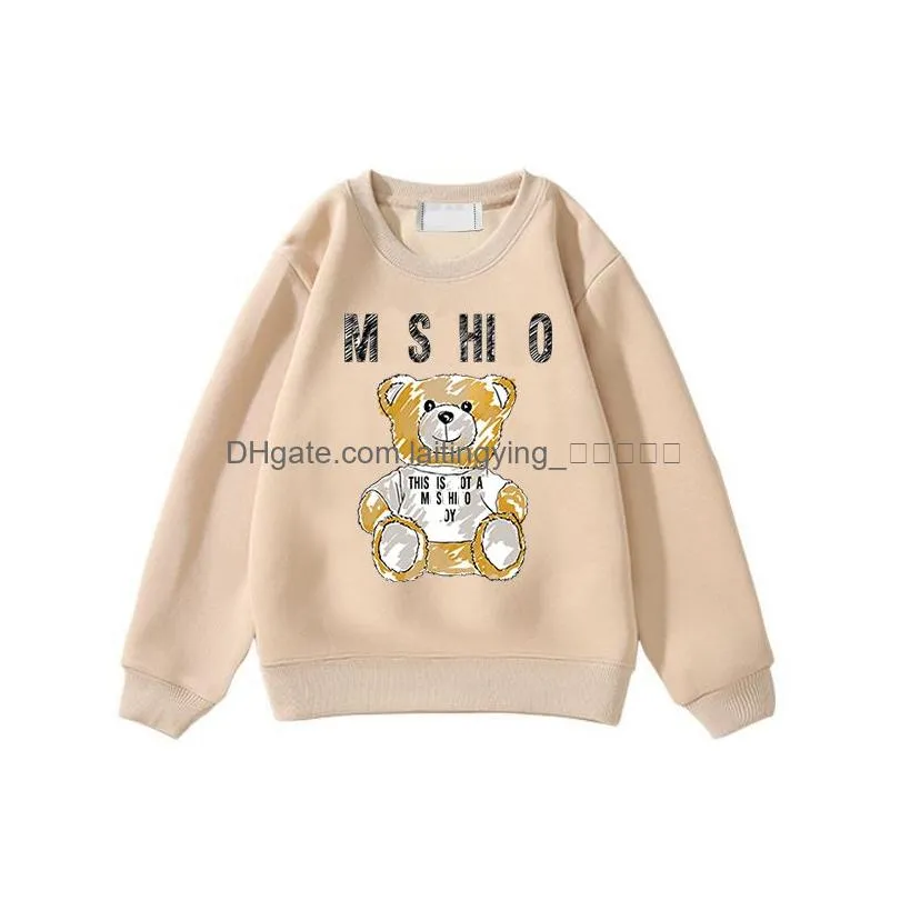 Hoodies Sweatshirts Designer Kids Boys Girls Hoodie Sweatshirt Baby Kid Cotton Luxurys Winter Clothes Letter Sweater Outfits Tops Drop Dhank
