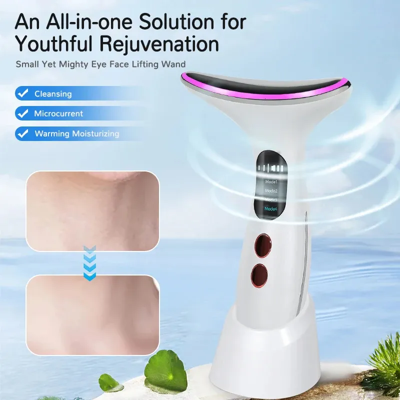 Acoustic Wave Vibration Face Massager for Neck Lifting & Tightening from  Dhgate Face Care Devices