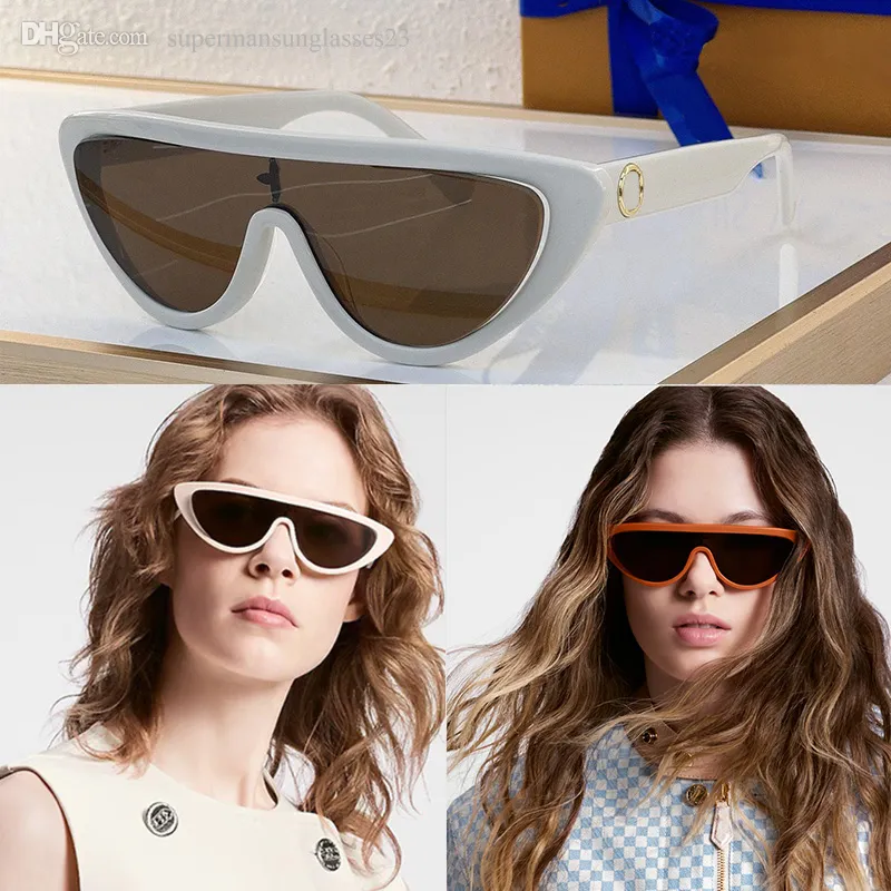 Womens Cat Eye Sunglasses with Cream Acetate Frame and Black  display picture 1