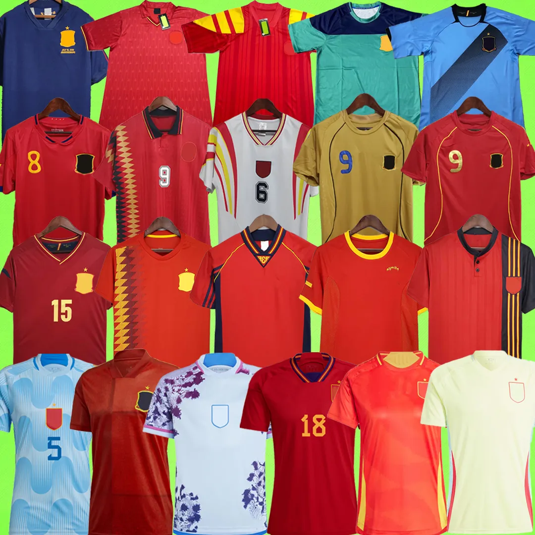 Camiseta de futbol 1994 1996 2002 2008 2010 2012 DAVID VILLA