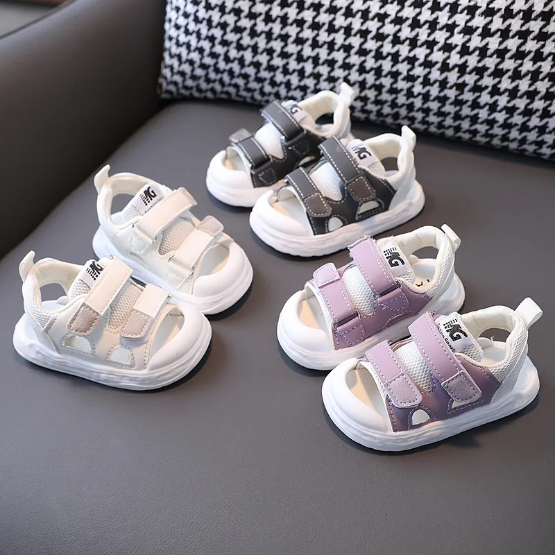 Toddler Sandals With Non Slip Soft Sole For Summer Boys And Girls 0 6 toddler-sandals-with-non-slip-soft-sole-for-summer-boys-and-girls-0-6