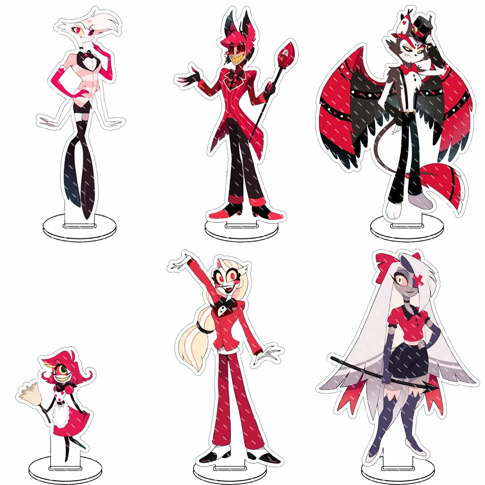 6-Color Anime Hazbin Hotel Alastor Morningstar Acrylic Figure