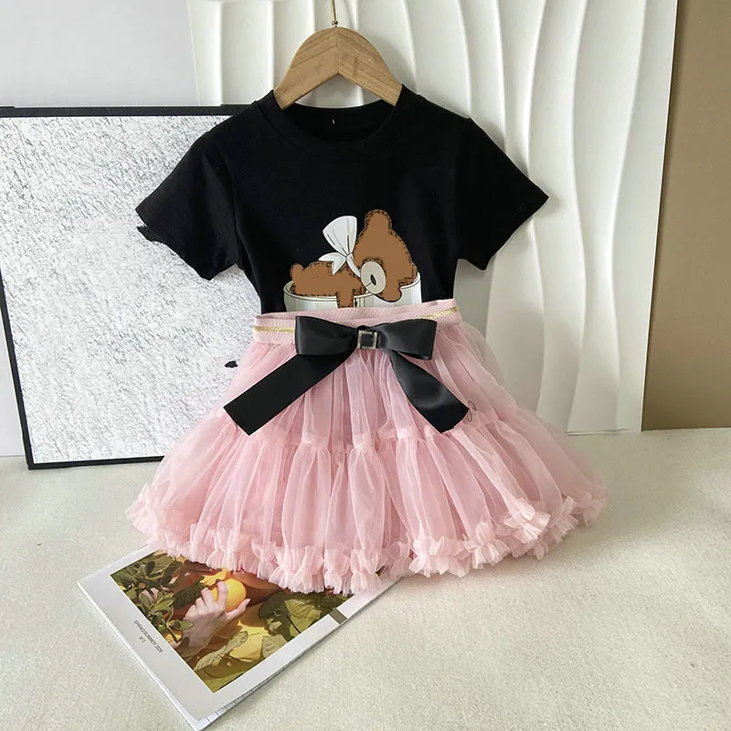 Save Big on Bulk Toddler Princess Clothes Toddler Baby Girl Designers  Clothes Kids Girls Clothing Sets Summer Short Sleeve Print Tops T Shirts  Mesh