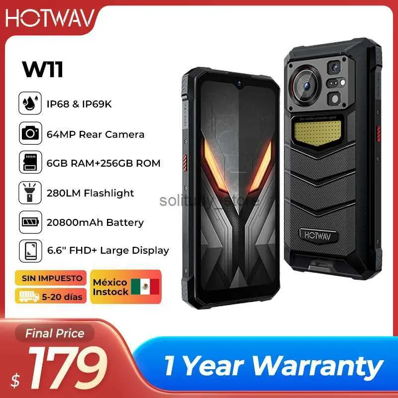 Rugged Smartphone: 6.6 FHD+, 24MP Night Vision, Massive 20800mAh ...