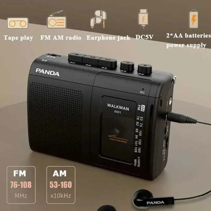 Retro Cassette Player, Portable Tape Player FM AM Radio Reception - View #7