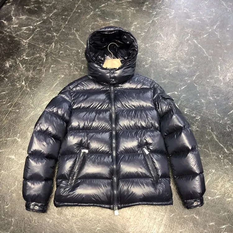 24SS Men Designer Winter Down Jacket White Duck Down Short Parka Navy Blue Outdoor Jacket 1 6 12 962 DHgate