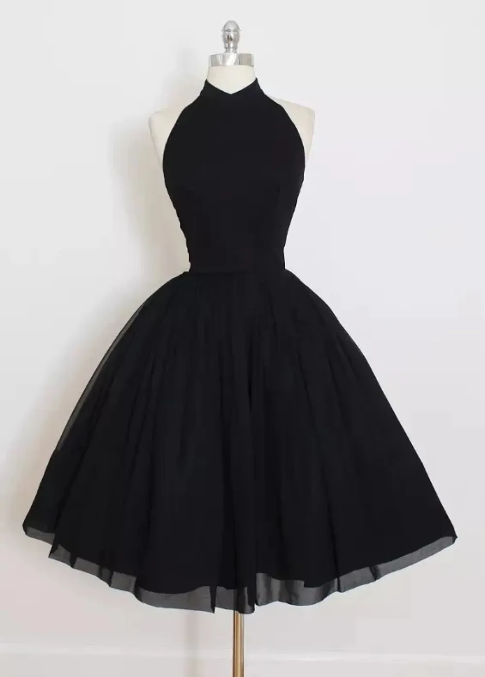 Chic Short Black Homecoming Dress: High-Neck Chiffon Party Gown - Shop Now!  | Mini Purple Homecoming Dresses Available from Dhgate Homecoming Dresses -  price 62.82