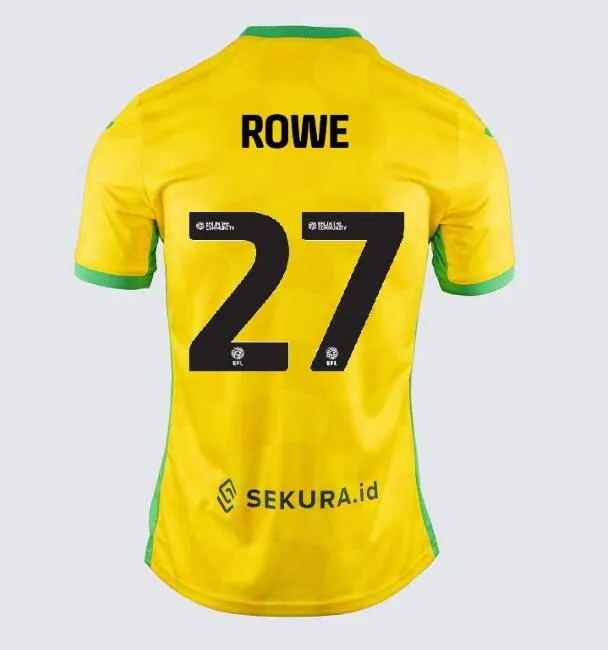Norwich PUKKI Soccer Jerseys 2025 HUGILL RASHICA MCLEAN DOWELL