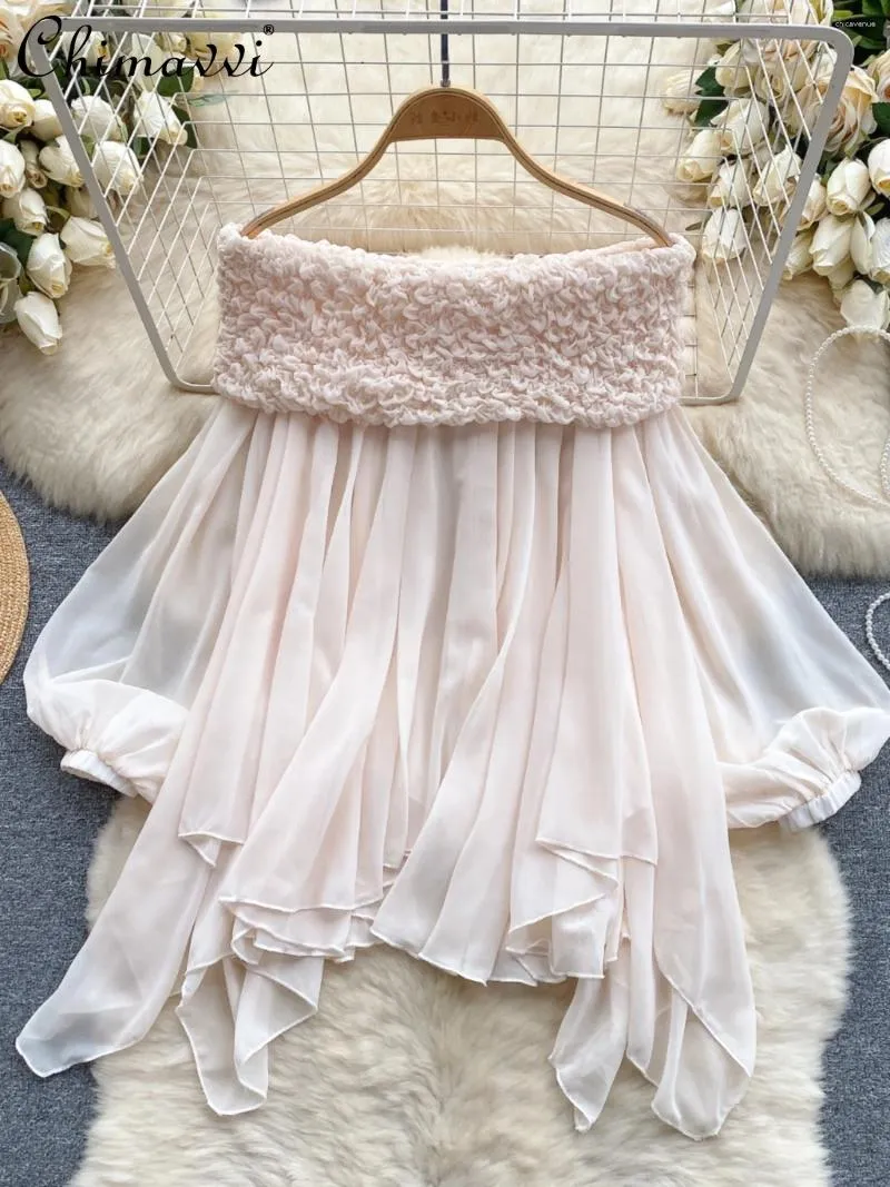 beautiful chiffon tops