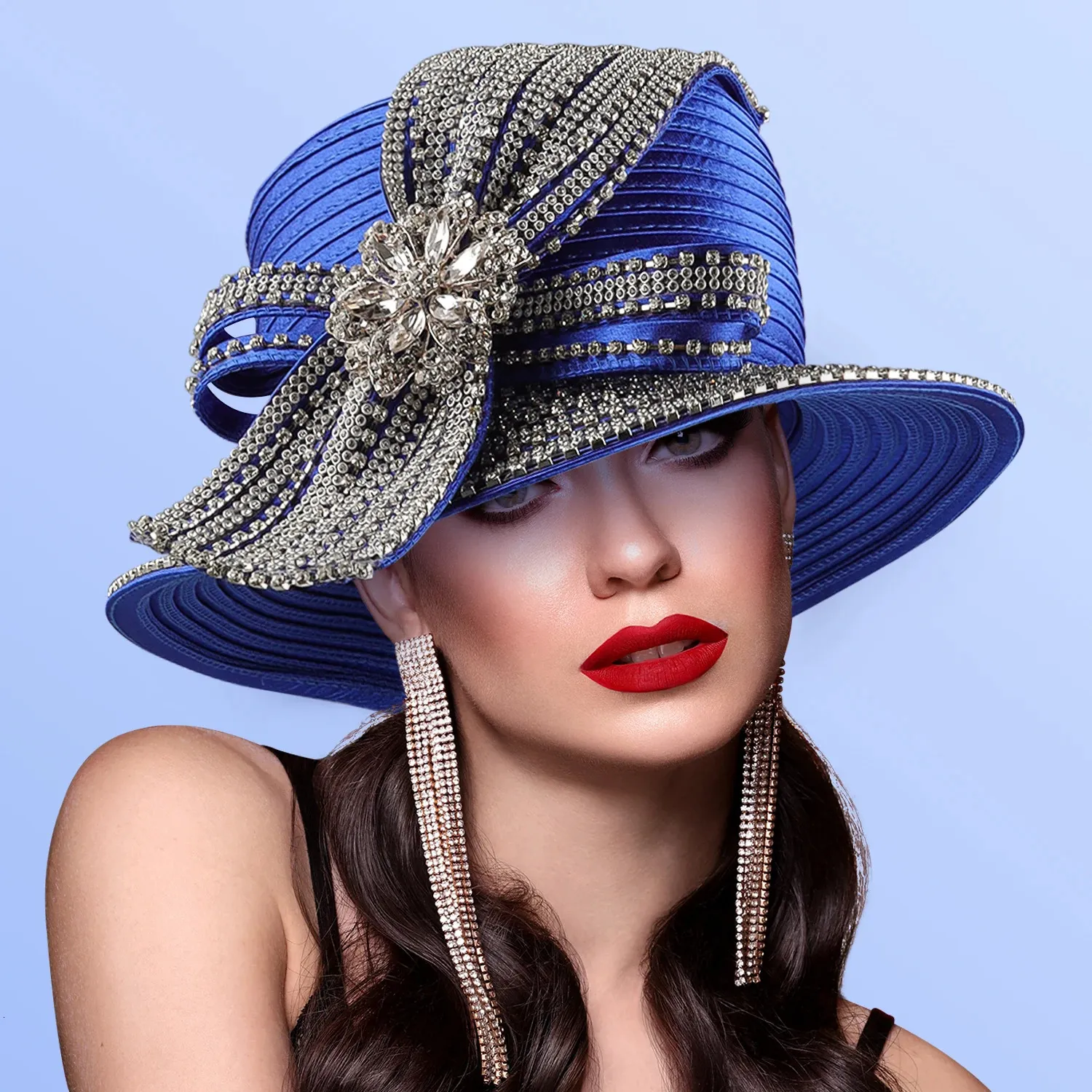 Save Big on Bulk Formal Church Hats Elegant Satin Church Hat For Women  Formal Wedding Fascinator Banquet Top Hat Best Deals on DHgate